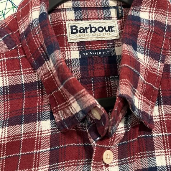 Barbour Men’s Long-Sleeve Shirt - Large Size - Picture 4 of 4